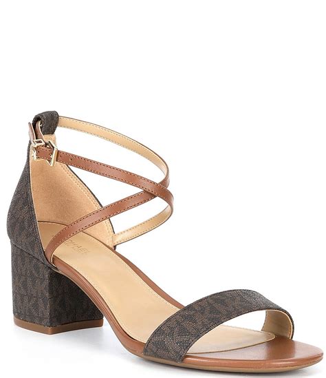 dillards womens michael kors sandals|Michael Kors sandals with heel.